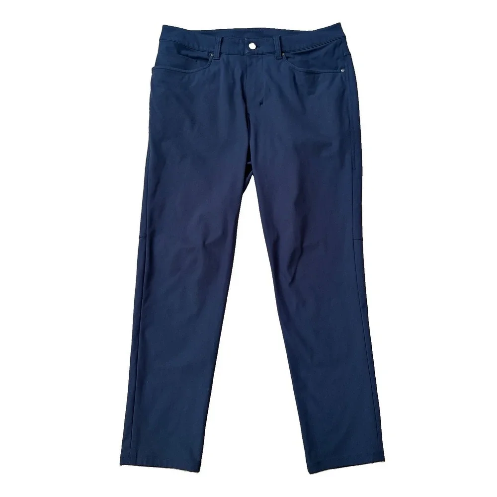 Lululemon ABC Pant Slim 32 x 28 *Warpstreme True Navy M5AD8S